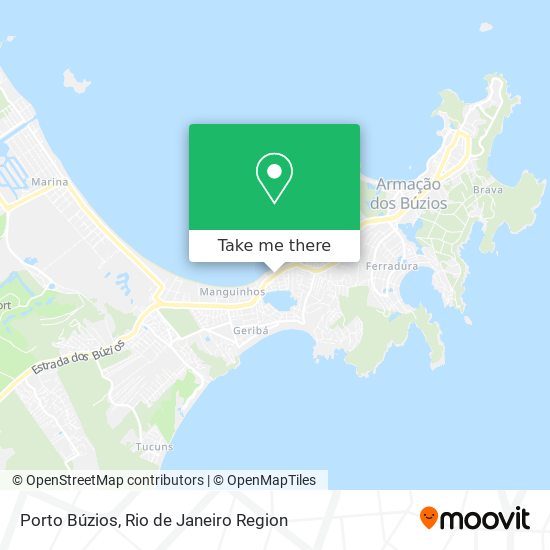 Porto Búzios map