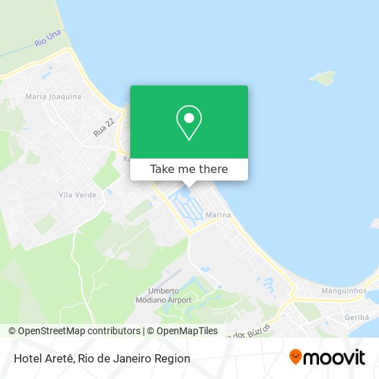 Hotel Aretê map