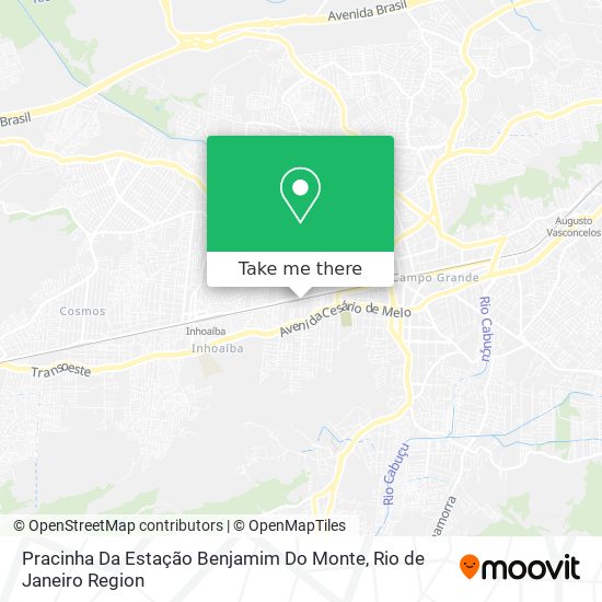 Pracinha Da Estação Benjamim Do Monte map