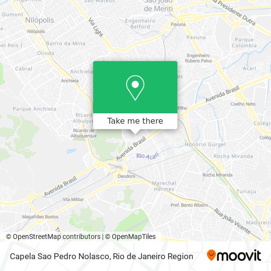 Capela Sao Pedro Nolasco map