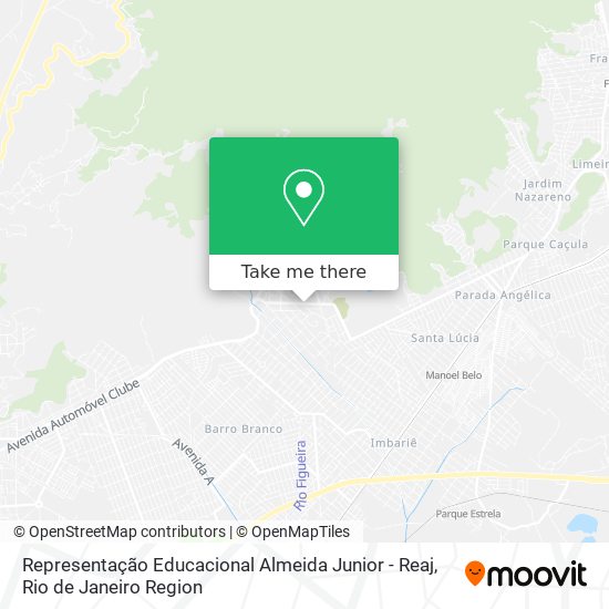 Representação Educacional Almeida Junior - Reaj map
