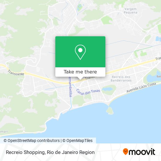 Mapa Recreio Shopping