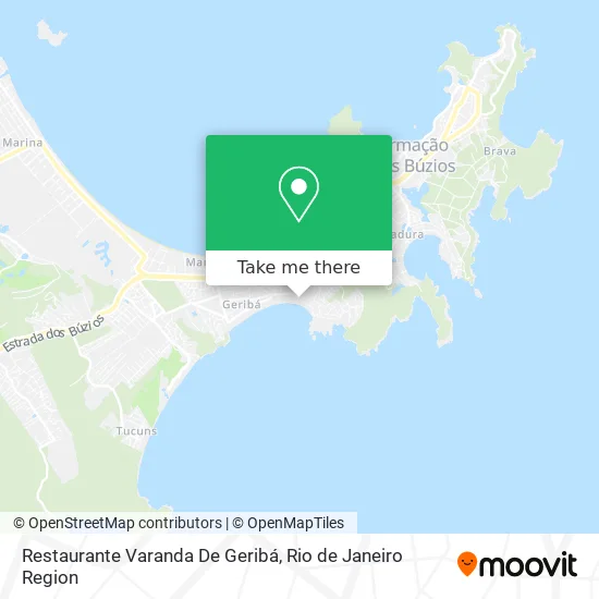 Restaurante Varanda De Geribá map
