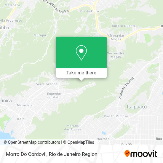 Morro Do Cordovil map