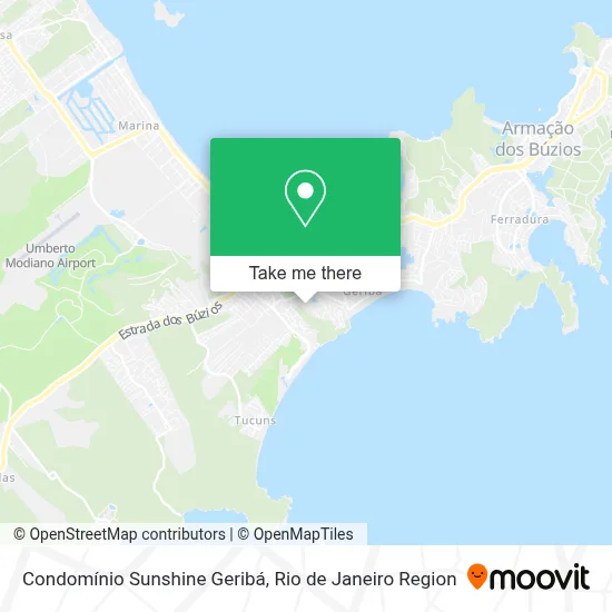 Condomínio Sunshine Geribá map