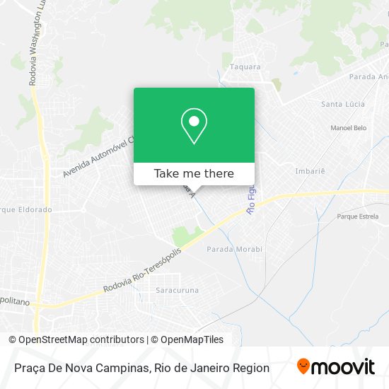 Praça De Nova Campinas map