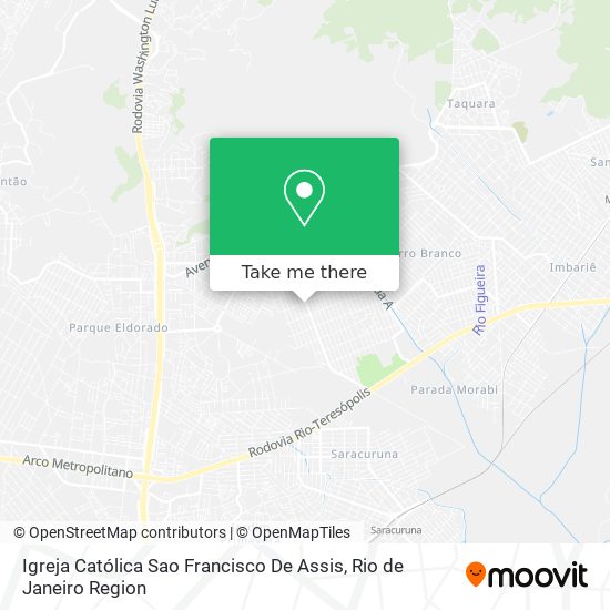 Igreja Católica Sao Francisco De Assis map