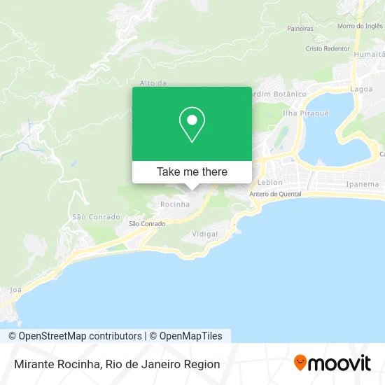 Mirante Rocinha map