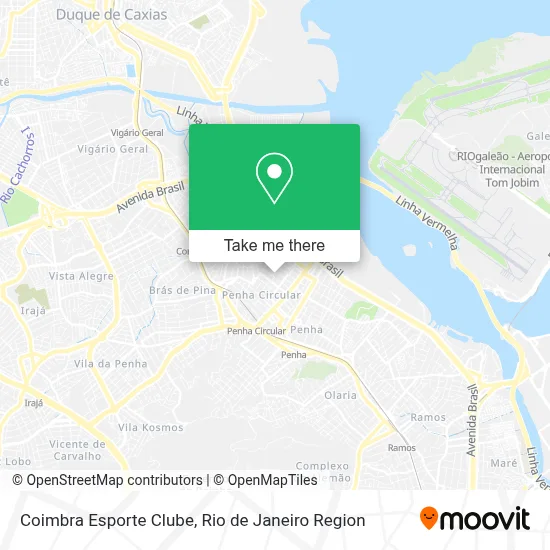 Coimbra Esporte Clube map
