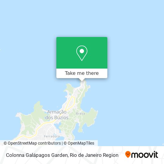 Colonna Galápagos Garden map