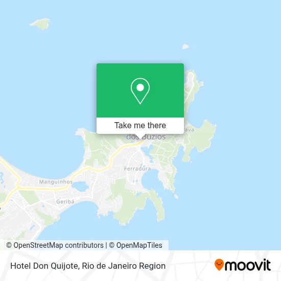 Hotel Don Quijote map