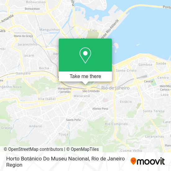 Horto Botânico Do Museu Nacional map