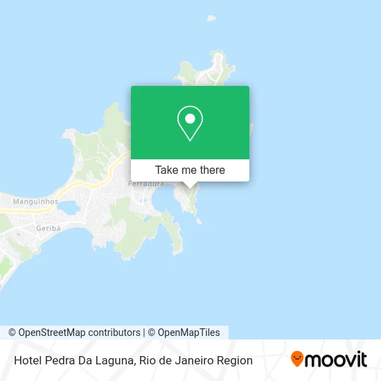 Hotel Pedra Da Laguna map