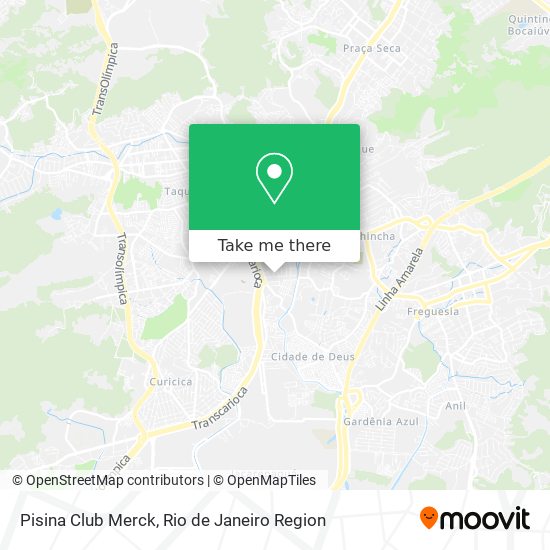 Pisina Club Merck map