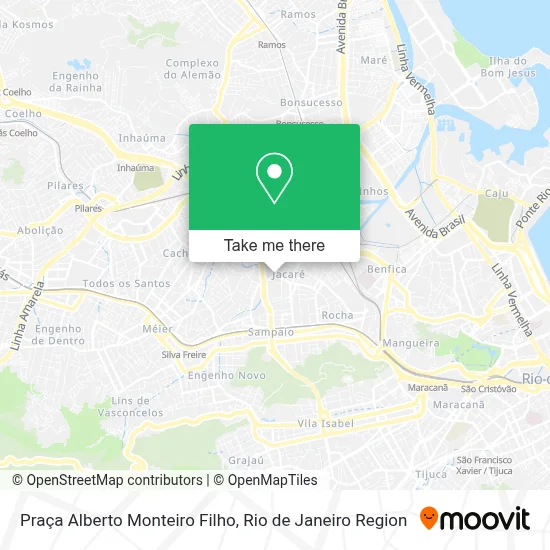 Praça Alberto Monteiro Filho map