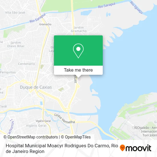 Hospital Municipal Moacyr Rodrigues Do Carmo map