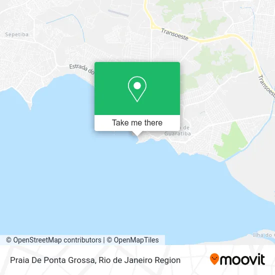 Praia De Ponta Grossa map