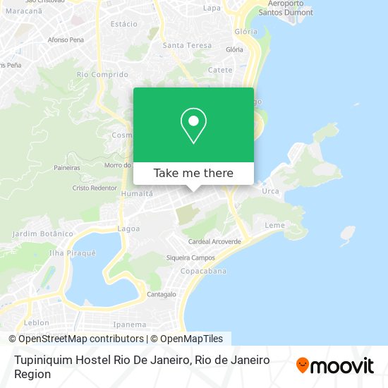 Tupiniquim Hostel Rio De Janeiro map