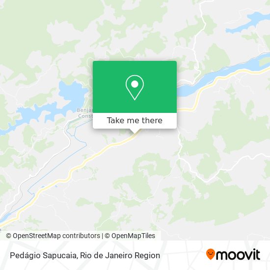 Pedágio Sapucaia map