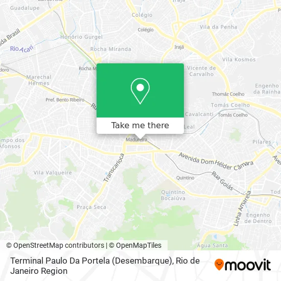 Terminal Paulo Da Portela (Desembarque) map