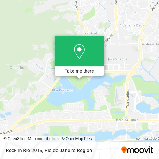Rock In Rio 2019 map
