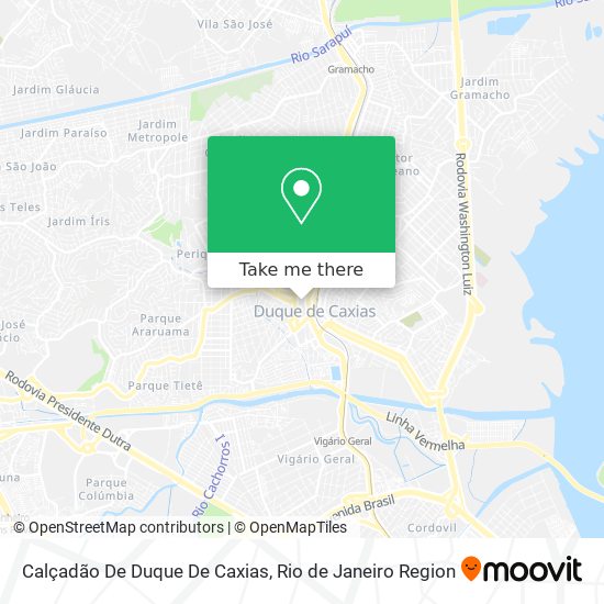 Mapa Calçadão De Duque De Caxias