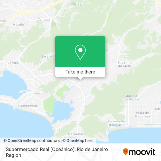 Supermercado Real (Oceânico) map
