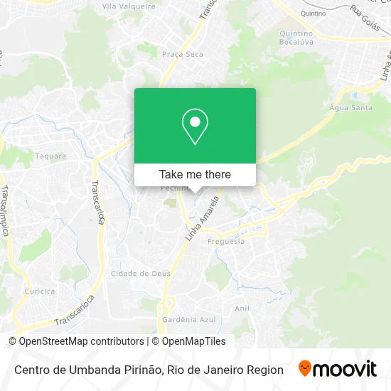 Centro de Umbanda Pirinão map