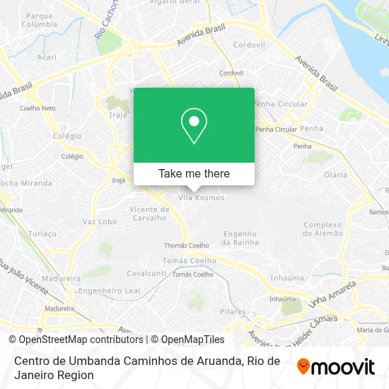 Centro de Umbanda Caminhos de Aruanda map