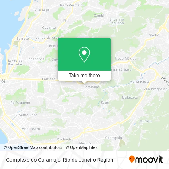 Complexo do Caramujo map