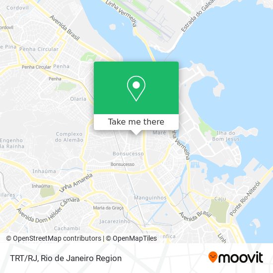 Mapa TRT/RJ