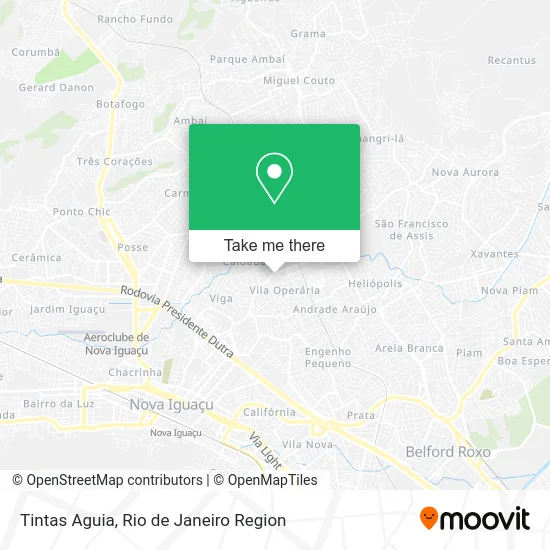 Tintas Aguia map