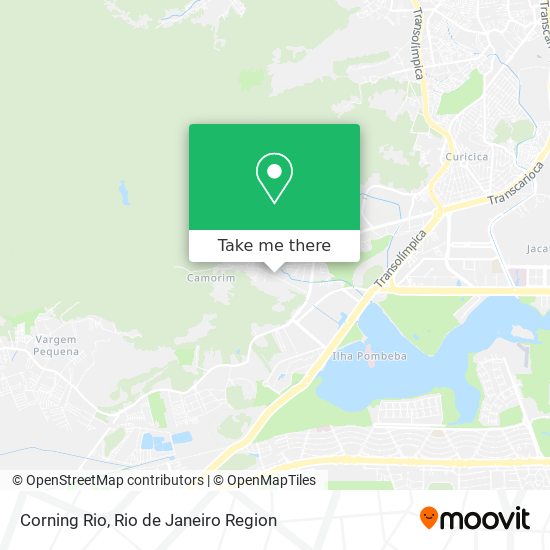 Corning Rio map