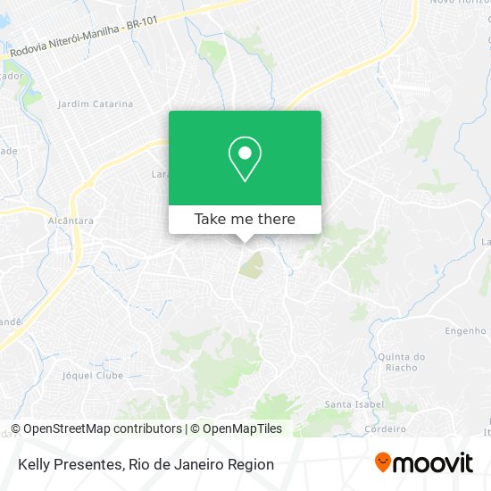 Kelly Presentes map