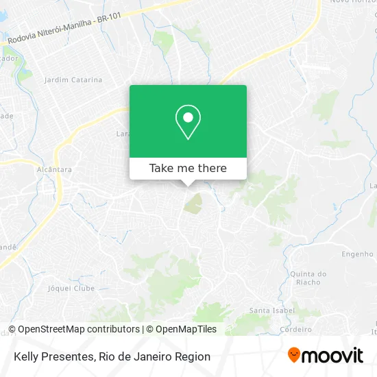 Kelly Presentes map