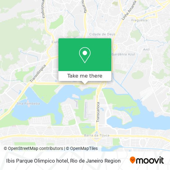 Ibis Parque Olimpico hotel map