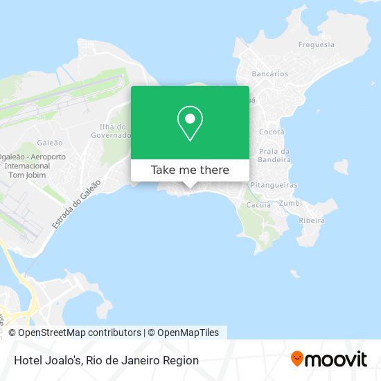 Hotel Joalo's map