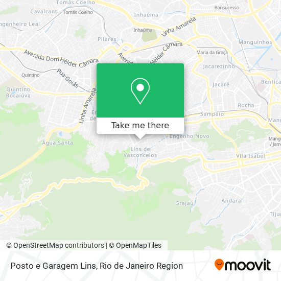 Posto e Garagem Lins map