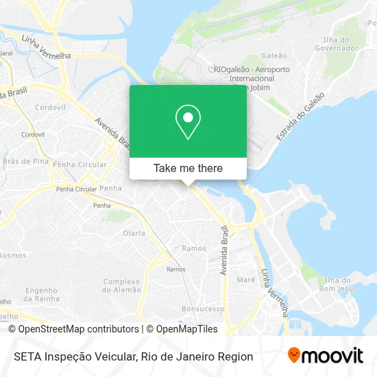 SETA Inspeção Veicular map