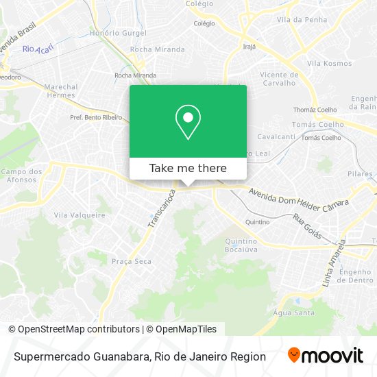 Mapa Supermercado Guanabara