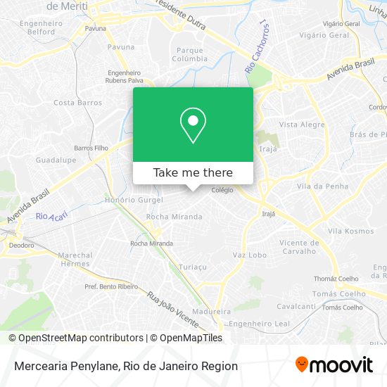 Mapa Mercearia Penylane