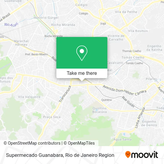 Supermecado Guanabara map