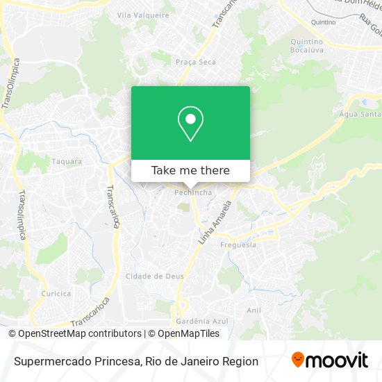 Supermercado Princesa map