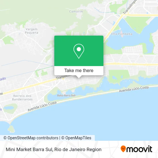 Mini Market Barra Sul map