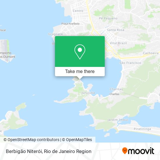 Mapa Berbigão Niterói