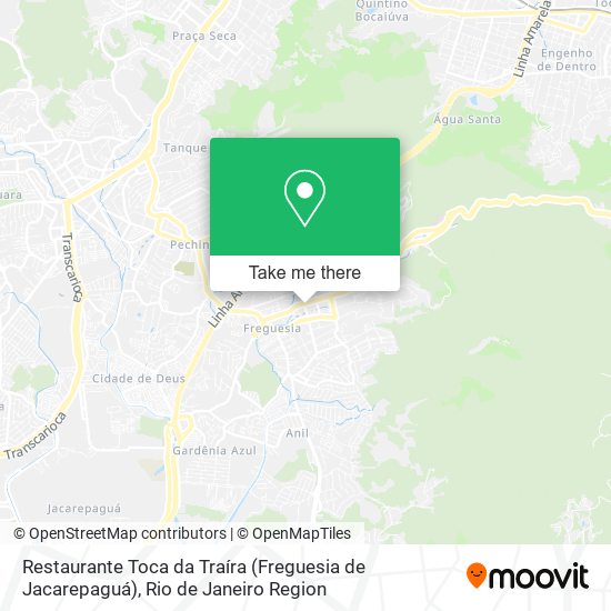 Restaurante Toca da Traíra (Freguesia de Jacarepaguá) map