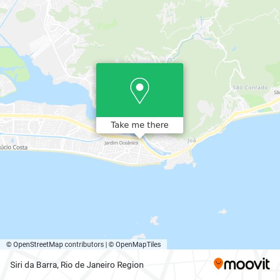 Siri da Barra map