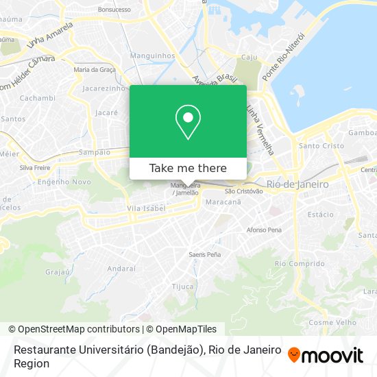 Mapa Restaurante Universitário (Bandejão)