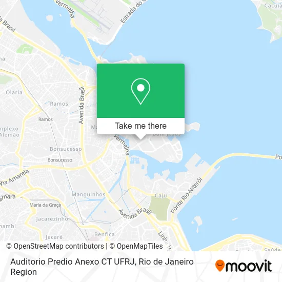 Auditorio Predio Anexo CT UFRJ map