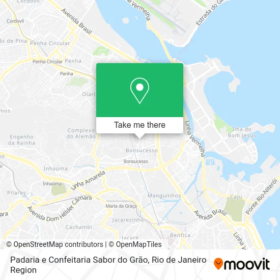 Padaria e Confeitaria Sabor do Grão map